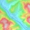 Mapa topográfico Le Barry d'En Bas, altitude, relevo