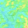 Mapa topográfico Ganehena, altitude, relevo