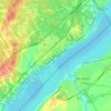 Mapa topográfico Prescott, altitude, relevo