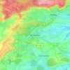 Mapa topográfico Beidweiler, altitude, relevo