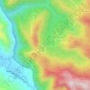 Mapa topográfico Ranga, altitude, relevo