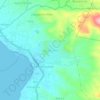 Mapa topográfico Labuan Lelea, altitude, relevo