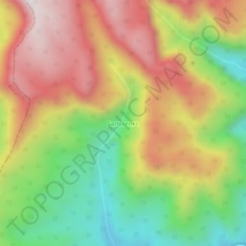 Mapa topográfico Samaenre, altitude, relevo