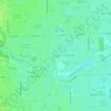 Mapa topográfico Perrinville, altitude, relevo