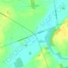 Mapa topográfico Elginfield, altitude, relevo