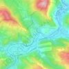 Mapa topográfico Garnaud, altitude, relevo