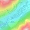 Mapa topográfico La Chalpe, altitude, relevo