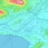 Mapa topográfico La Garde, altitude, relevo