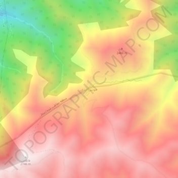 Mapa topográfico Juqin, altitude, relevo