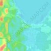 Mapa topográfico La Broustasse, altitude, relevo