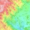 Mapa topográfico Le Fau, altitude, relevo