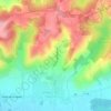 Mapa topográfico Et, altitude, relevo