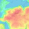 Mapa topográfico Keruhelgwenn, altitude, relevo