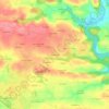 Mapa topográfico Kermoigne, altitude, relevo