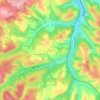 Mapa topográfico Al Cayrou, altitude, relevo