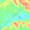 Mapa topográfico Manique do Intendente, altitude, relevo