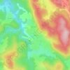 Mapa topográfico Lavaux, altitude, relevo