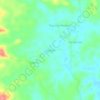Mapa topográfico Inuman, altitude, relevo
