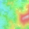 Mapa topográfico La Molière, altitude, relevo