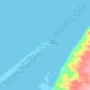 Mapa topográfico Restinga, altitude, relevo