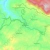 Mapa topográfico Talawakele, altitude, relevo