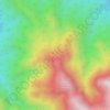 Mapa topográfico Nandu, altitude, relevo