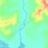 Mapa topográfico Passo das Pedras, altitude, relevo
