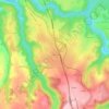 Mapa topográfico La Bessaire, altitude, relevo