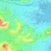 Mapa topográfico La Donicarde, altitude, relevo