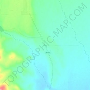 Mapa topográfico Cora, altitude, relevo