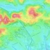 Mapa topográfico Montagne des Boulets, altitude, relevo