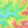 Mapa topográfico Le Succal, altitude, relevo