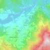 Mapa topográfico Venda Nova, altitude, relevo