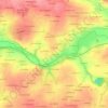 Mapa topográfico La Prioulais, altitude, relevo