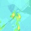 Mapa topográfico Tamoios, altitude, relevo