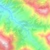 Mapa topográfico Matebeleng Ha Ntina, altitude, relevo