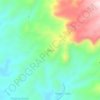Mapa topográfico Walur, altitude, relevo