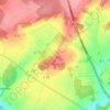 Mapa topográfico Les Meuliniers, altitude, relevo
