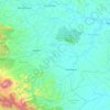 Mapa topográfico Pamenang, altitude, relevo