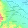 Mapa topográfico Karangwareng, altitude, relevo