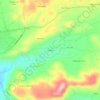 Mapa topográfico Goldra, altitude, relevo