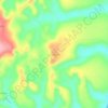 Mapa topográfico Kivanda, altitude, relevo