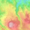 Mapa topográfico La Théoule, altitude, relevo