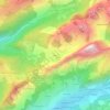 Mapa topográfico Ubine, altitude, relevo