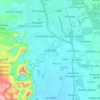Mapa topográfico Cachiche, altitude, relevo