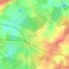 Mapa topográfico Gouffre de Poudrey, altitude, relevo