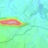 Mapa topográfico Puncak Batu Roti, altitude, relevo