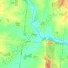 Mapa topográfico Hawkesville, altitude, relevo