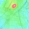 Mapa topográfico Banyurojo, altitude, relevo