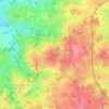 Mapa topográfico Beautribeau, altitude, relevo